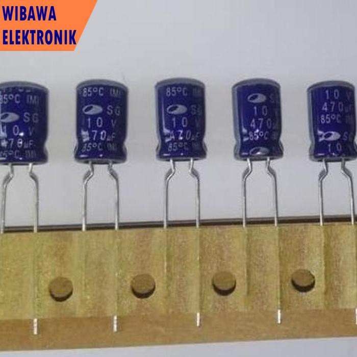 Capacitor Elco 470uf 10v Samhwa Korea Bishele88 Segera Dapatkan