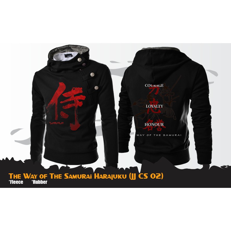 Jaket Otaku Jepang Kanji Jepang Harajuku Jacket Hoodie JJ CS 02