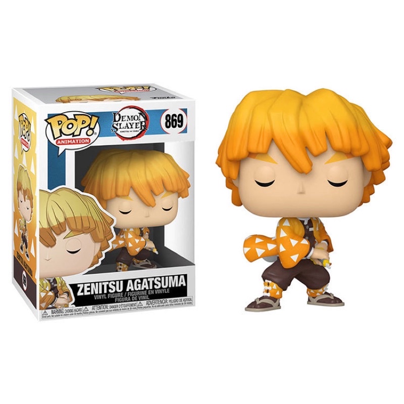 MYCOLLECTIONSID FUNKO POP FIGURE PAJANGAN DEMON SLAYER ZENITSU AGATSUMA