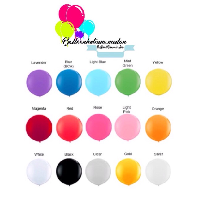 Balon latex jumbo 36"