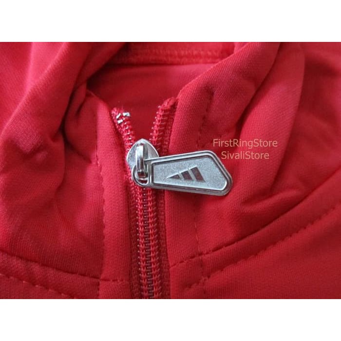 Jaket Adidas Tracktop / Firebirds  Wanita Merah Training Motor Jogging