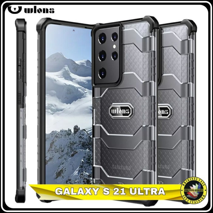 Casing Samsung Galaxy S 21 Plus S21 Ultra Hardcase Shockproof WLONS