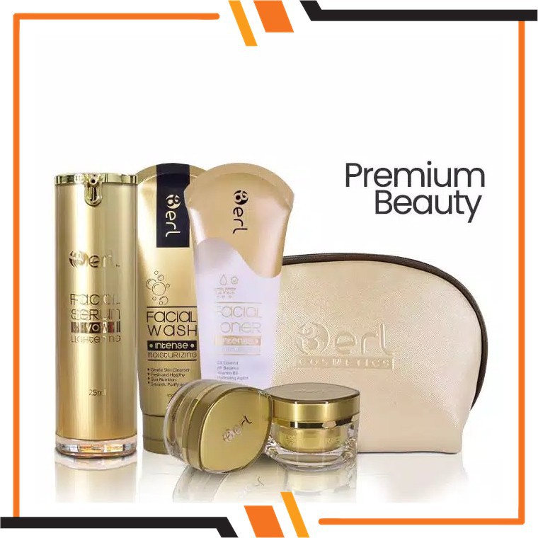 B Erl Lightening Series Plus Facial Serum Paket Premium