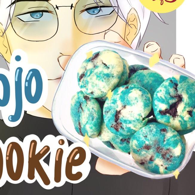 

READY ✅Gojo Satoru Cookie | Brownies Cookie | Jujutsu Kaisen | Anime | Kuker coklat kue|SQ8