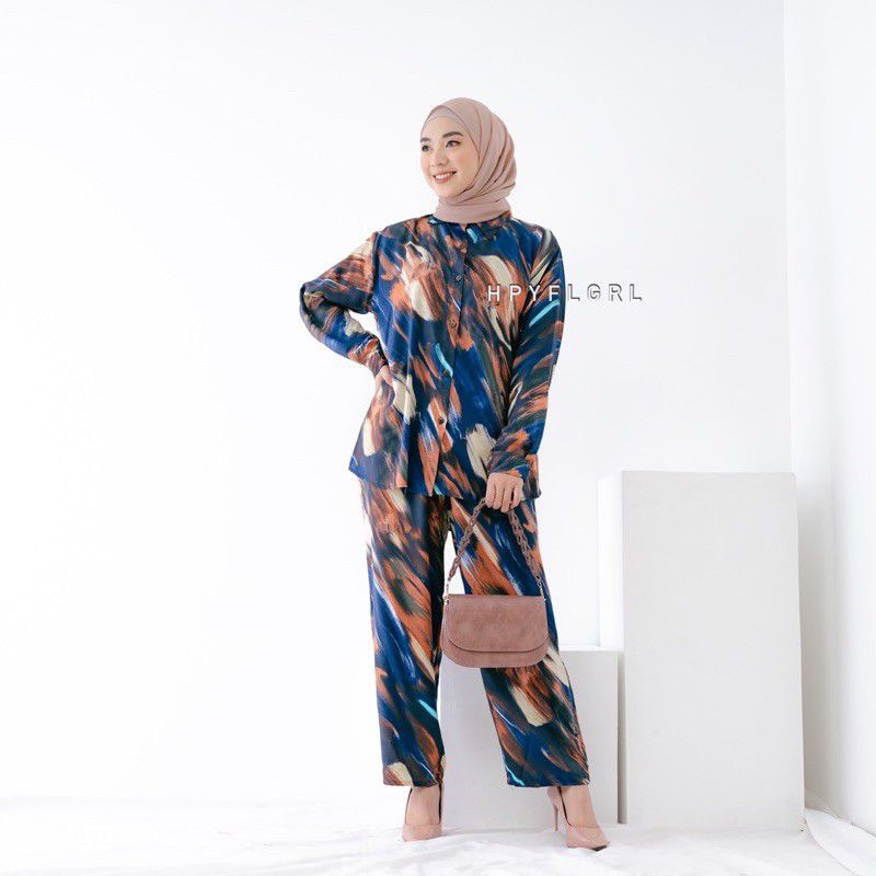 setcel kemeja/setcelana/setcel rayon/setcel sultan/setcel rayon/oneset rgb/piyama oneset