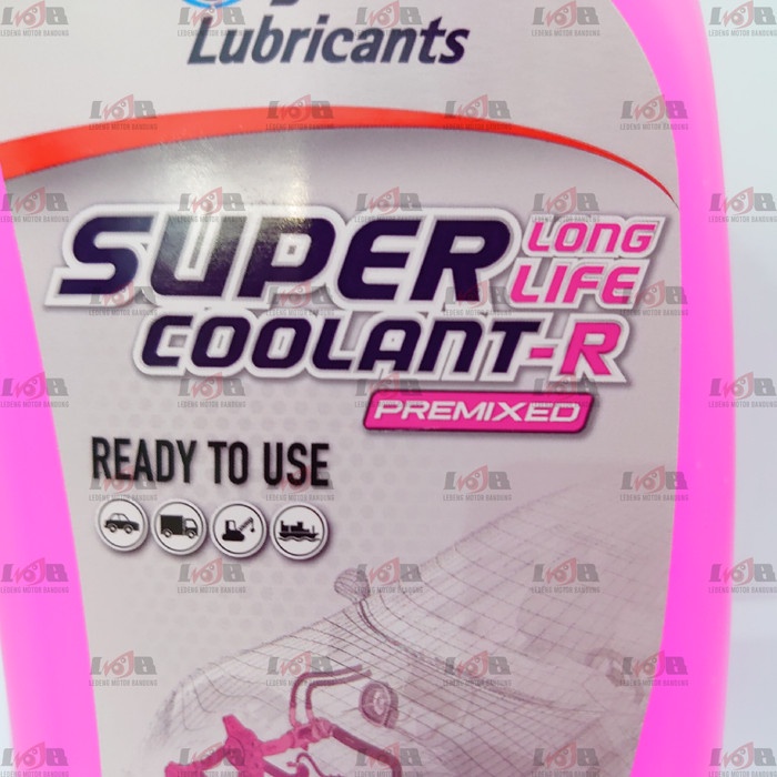 PTT Coolant Motor Mobil Lubricants Super Longlife Premixed 1 Liter