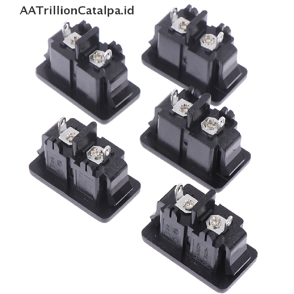 5pcs Soket power AC250V 5A 2Pin Female