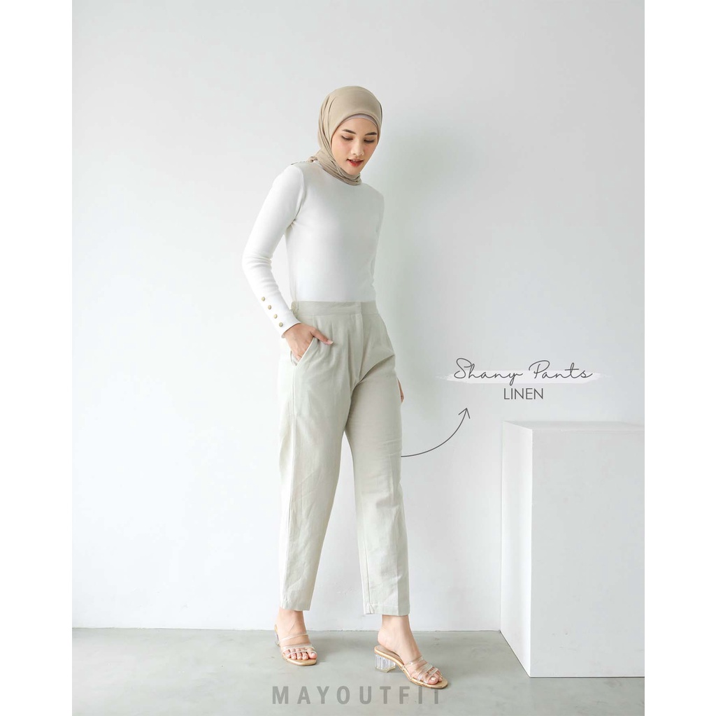 Mayoutfit Shany Pants / Celana Kulot Linen S-XXL (Part 1)-LINEN