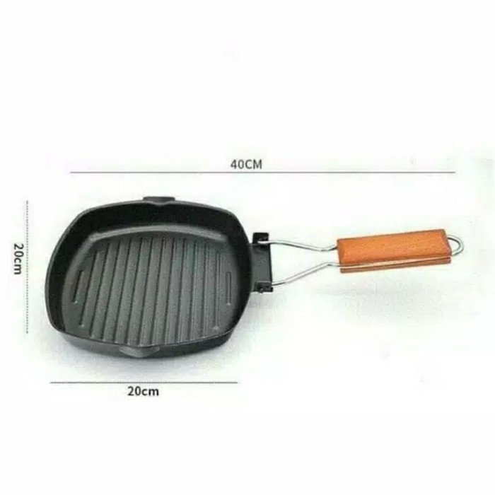 Pemanggang Square Grill Pan 20 cm - Alat Panggang