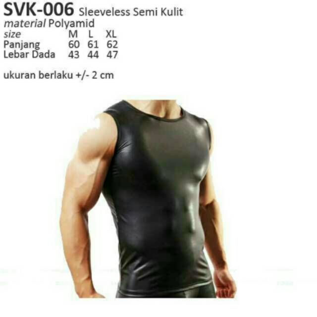 Sleeveless sport fitness bodyfit semi kulit