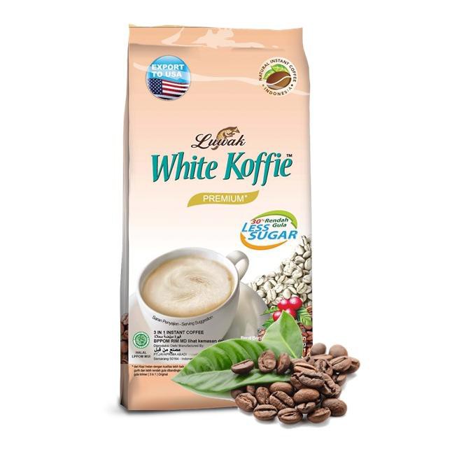 

6.6 Luwak White Koffie Less Sugar Bag 10x20gr