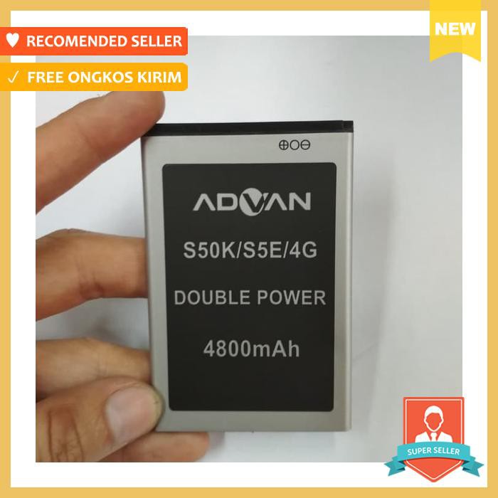 BATERAI ADVAN S5E 4G BATTERY ADVAN S50K ORIGINAL BATRE 2IC 4800MAH - BATERAI HANDPHONE