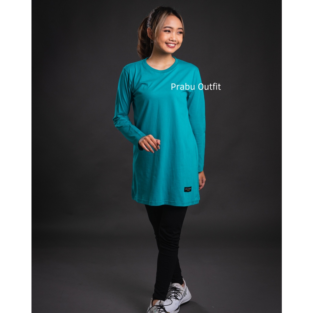 Prabu Outfit -  kaos tunik bahan katun combed 24's original - kaos tosca atasan wanita - kaos polos 