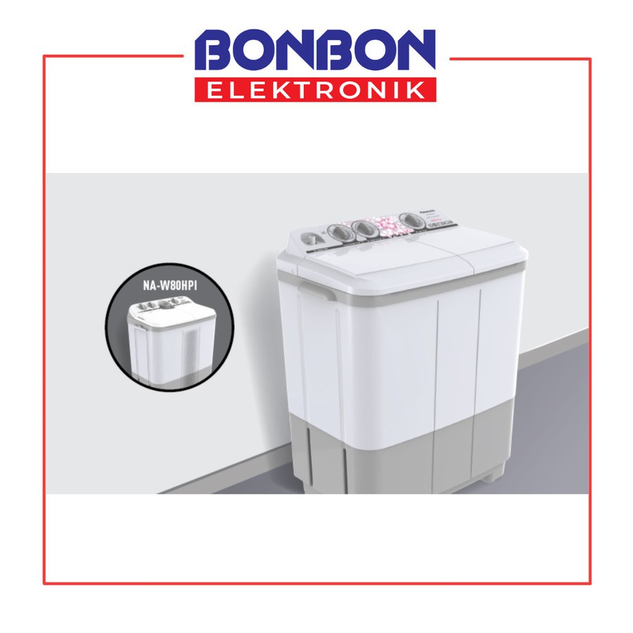 Panasonic Mesin Cuci 2 Tabung 8.5KG NA-W86BBZ / NAW 86 BBZ / NA-W86BBZ1