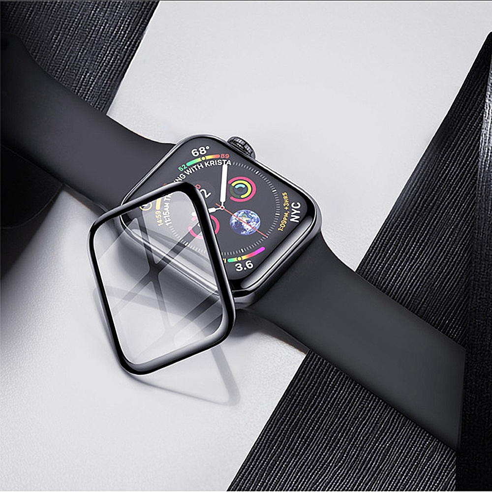 Luxury 6D Full Screen Protector Tempered Glass 38 to 44MM For Apple Watch Series 5/4/3/2/1