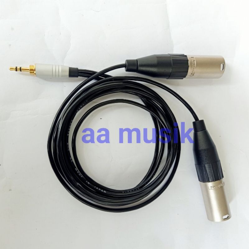 KABEL AUDIO BUAT HP DAN LETTOP KE MIXER JACK 3,5MM TO AKAI 6,5MM 15 METER