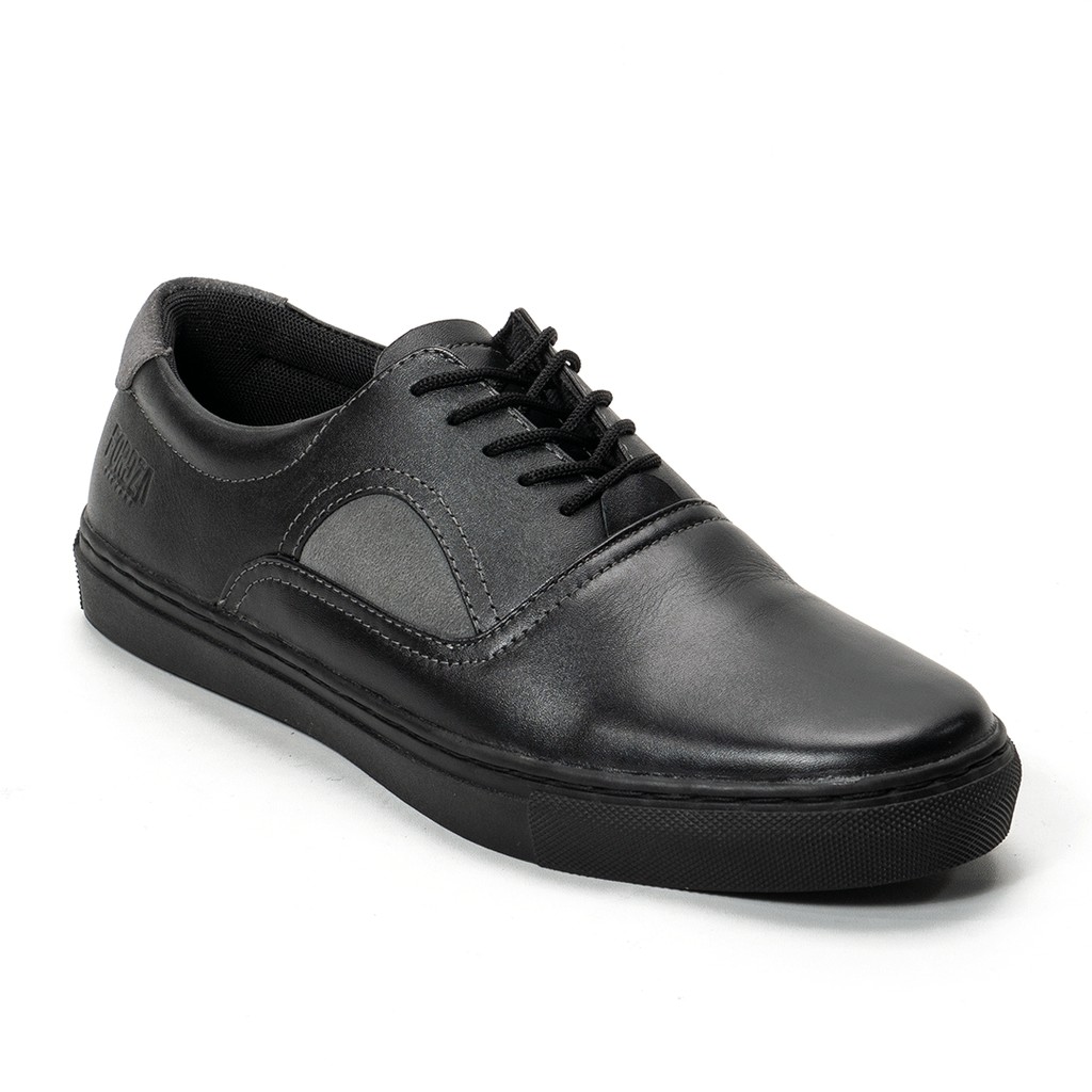 Sepatu Sneakers Pria Casual Kulit Asli Rainart Kets Fordza Q72