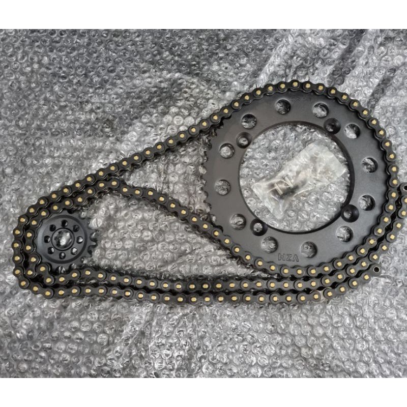 sss vzm xtr gir set supermoto klx150 dtracker150 black series