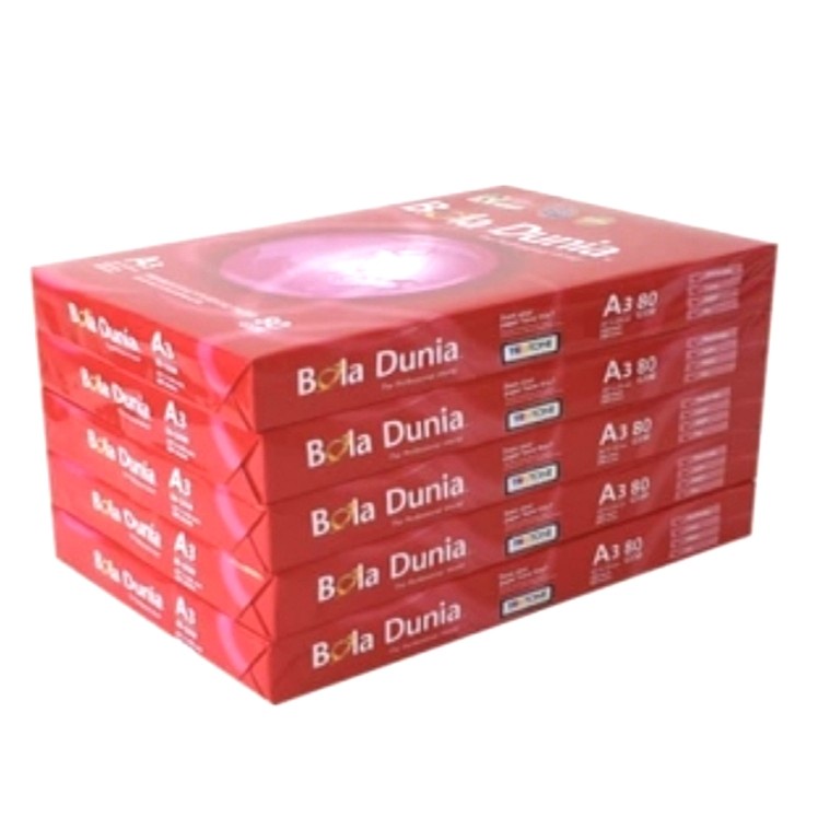 

Kertas HVS Bola Dunia A3 80gsm Isi 500 Lembar