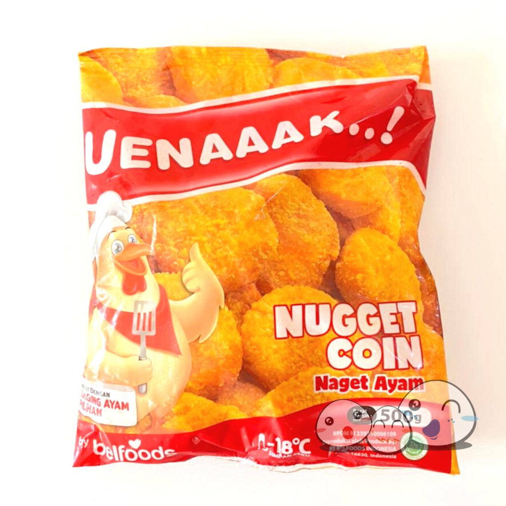 

Belfoods Nugget Ayam Uenak Coin 500gr