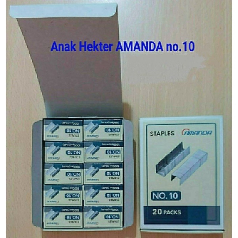 

Anak hekter amanda no 10 / Staples Amanda no 10