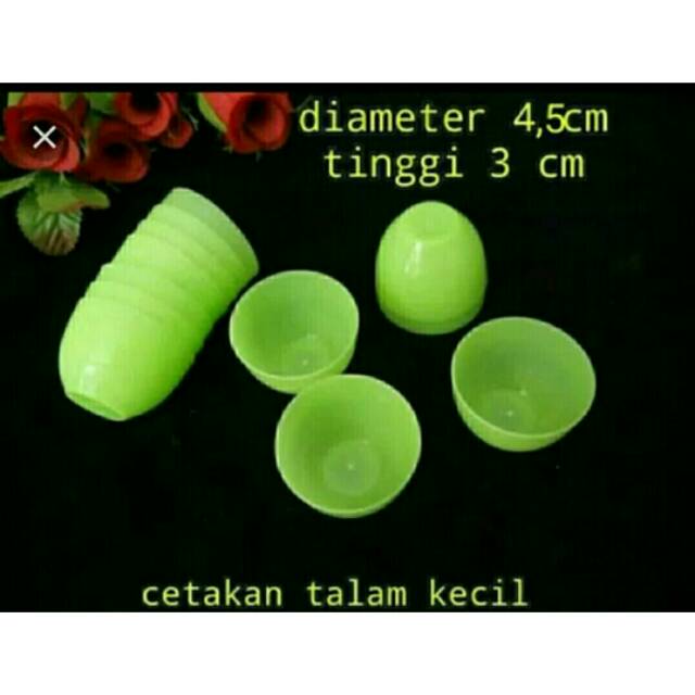 Cetakan talam/puding telur ceplok,  isi 12 pcs