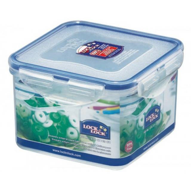 Lock n Lock Rectangular Food Container 860ml HPL855 - Wadah bekal makanan