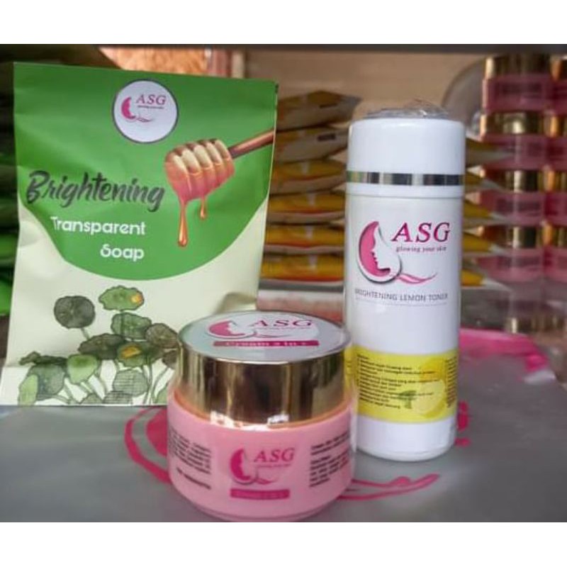 BPOM CREAM ACNE/JERAWAT BY ASG GLOW ORIGINAL 100% BONUS MASKER KELOR