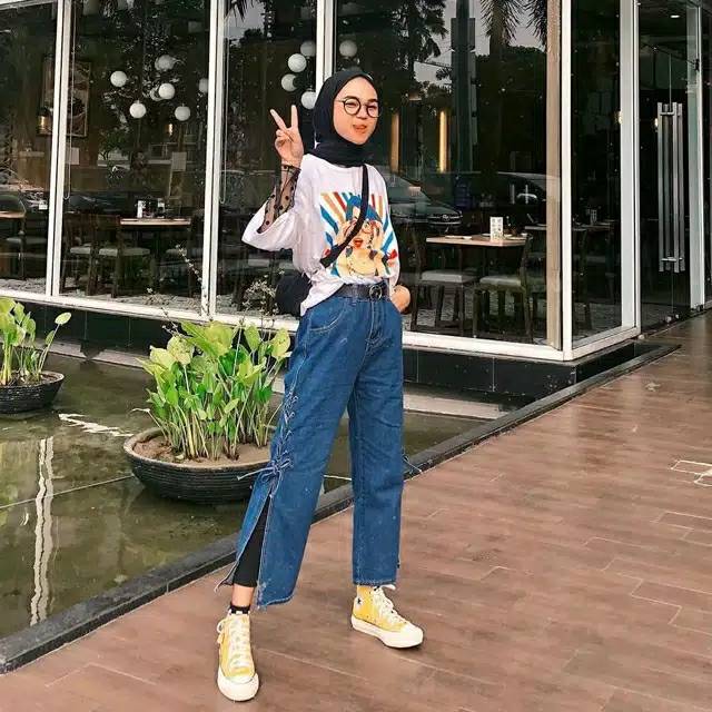 BOYFRIEND JEANS/BOYFRIEND TIED LACEY JEANS/BOYFRIEND JEANS TALI