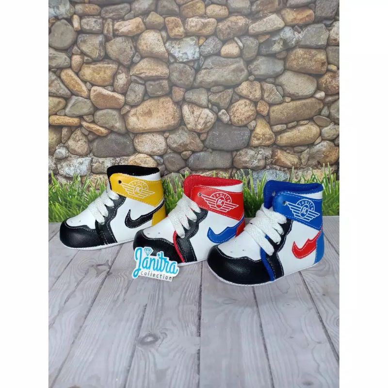 Sepatu sneakers air jord@n prewalker sepatu bayi boot belajar jalan merangkak