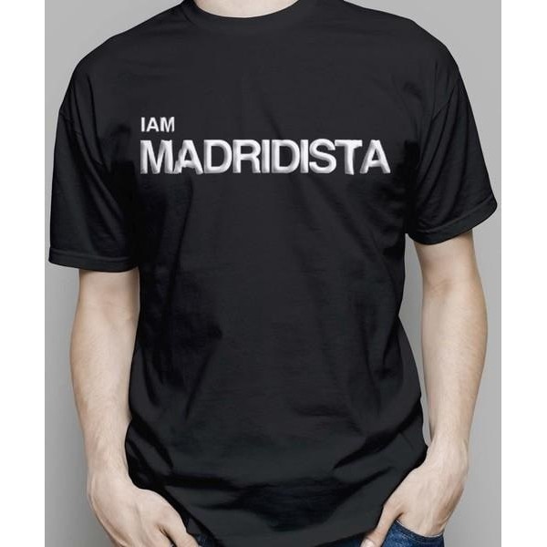 Kaos Tshirt Baju Combed 30S Distro Real Madrid Iam Madridista