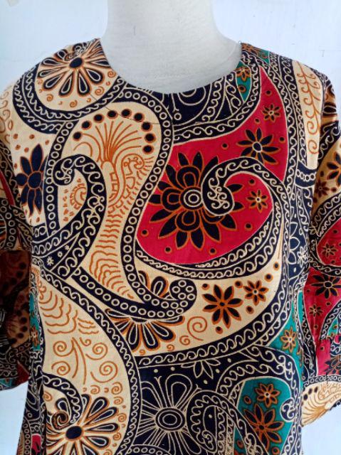 Jumbo Shinta / Atasan Pria Big Size Jumbo Xl Ld 110 / Atasan Batik Wanita Fitri Batik Asifa Fashion