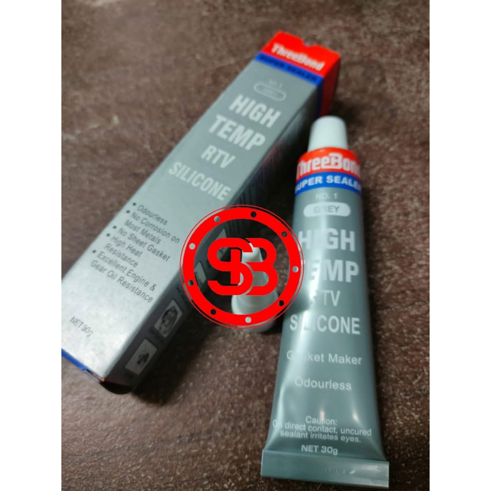 

Lem Threebond HIGH Temp RTV Silicone Grey ( Abu Abu ) 30gr