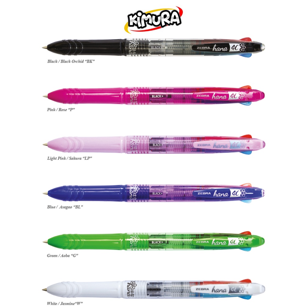 

Bolpoin Zebra 4C Hana
