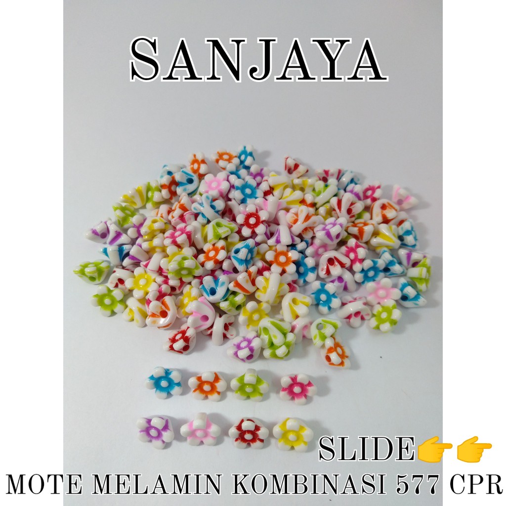 MOTE MELAMIN / MANIK BUNGA / MANIK MELAMIN BUNGA / MOTE MELAMIN KOMBINASI 577 CPR