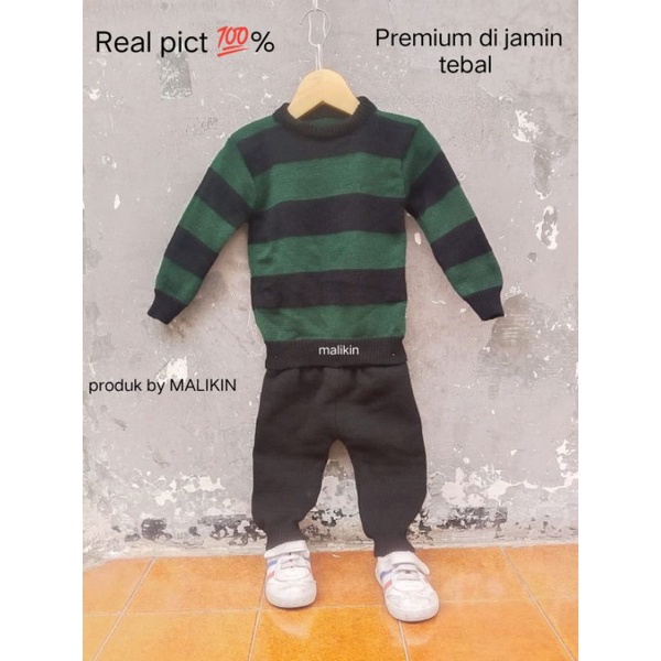 MALIKIN JOGER ANAK 1-2-3 unisex/STELAN ANAK/SWEATER  STELAN ANAK