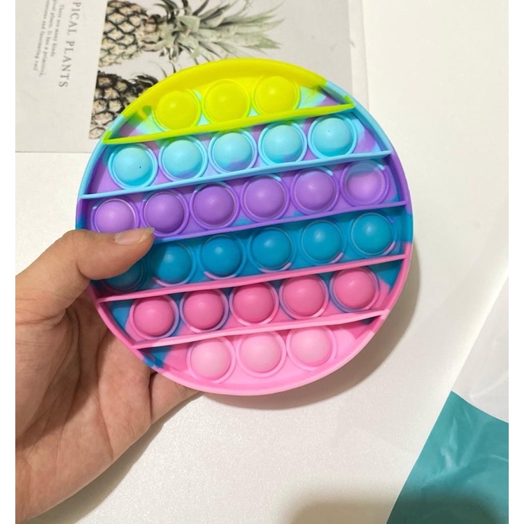 MAINAN POP IT FIDGET TOY MACARON RAINBOW-5