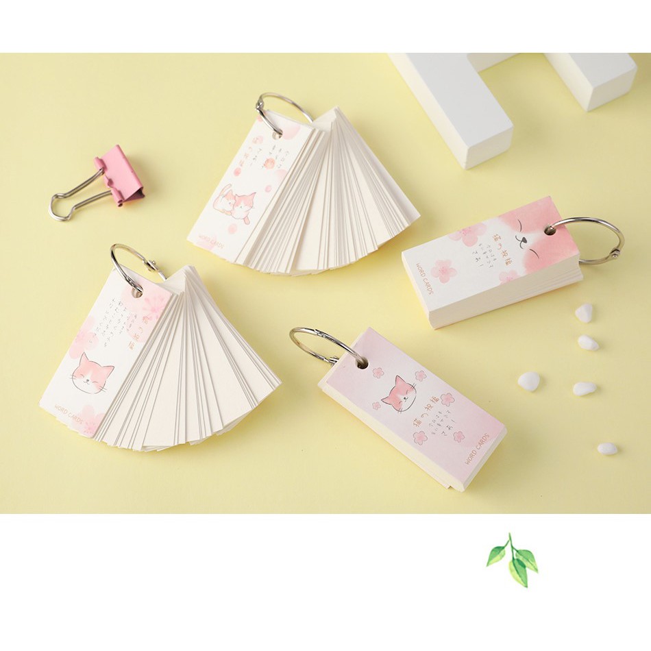 

ILAHUI Notebook/Sweetheart Milk Cat Mini Word This CN/Stationery
