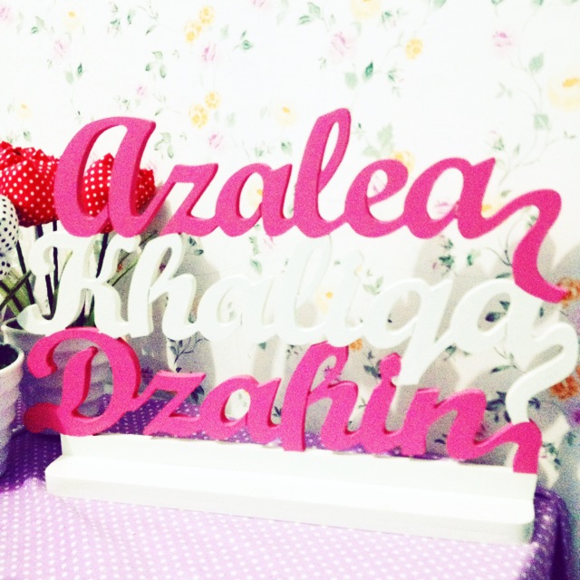 

Wooden name