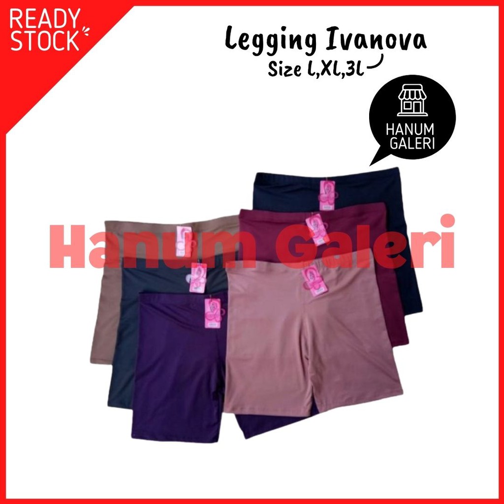 LEGGING WANITA PREMIUM IVANOVA PENDEK -HANUM