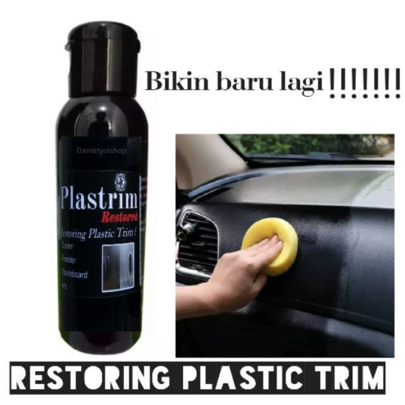 Plastrim restorer penghitam dashboard