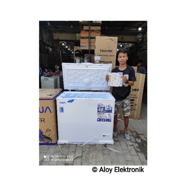 Aqua Aqf 220 Fr Chest Freezer Box 220fr Lemari Pembeku 200 Liter Indonesia