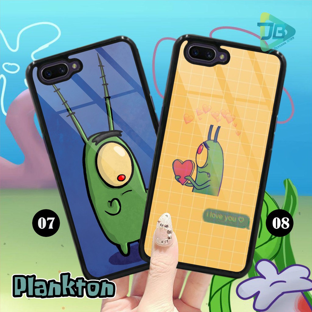 HARDCASE 2D GLOSSY PLANKTON OPPO VIVO XIAOMI SAMSUNG REALME IPHONE ALL TYPE JB4684