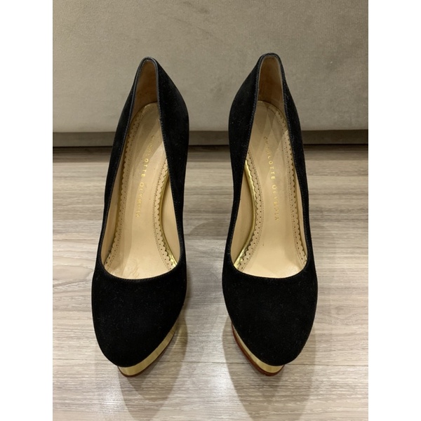 Charlotte Olympia Suede Heels