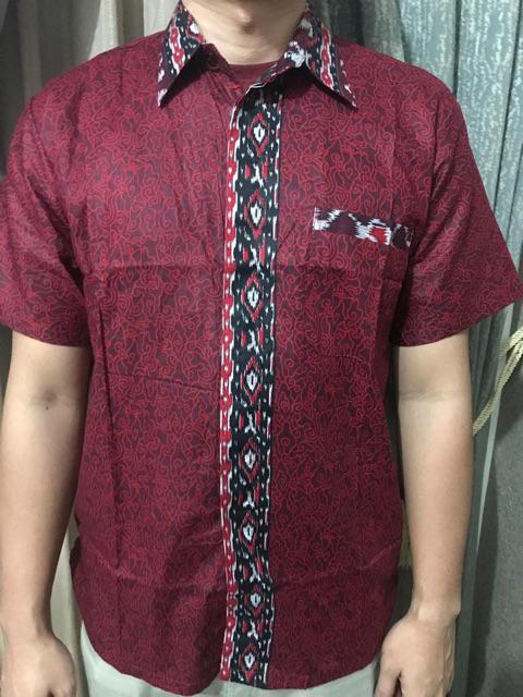 New Arrival Distro Batik Pria Bordir Sogan Hrb026 Batikaf Notoarto Batik Ipnu-ippnu Hem Pria Bel