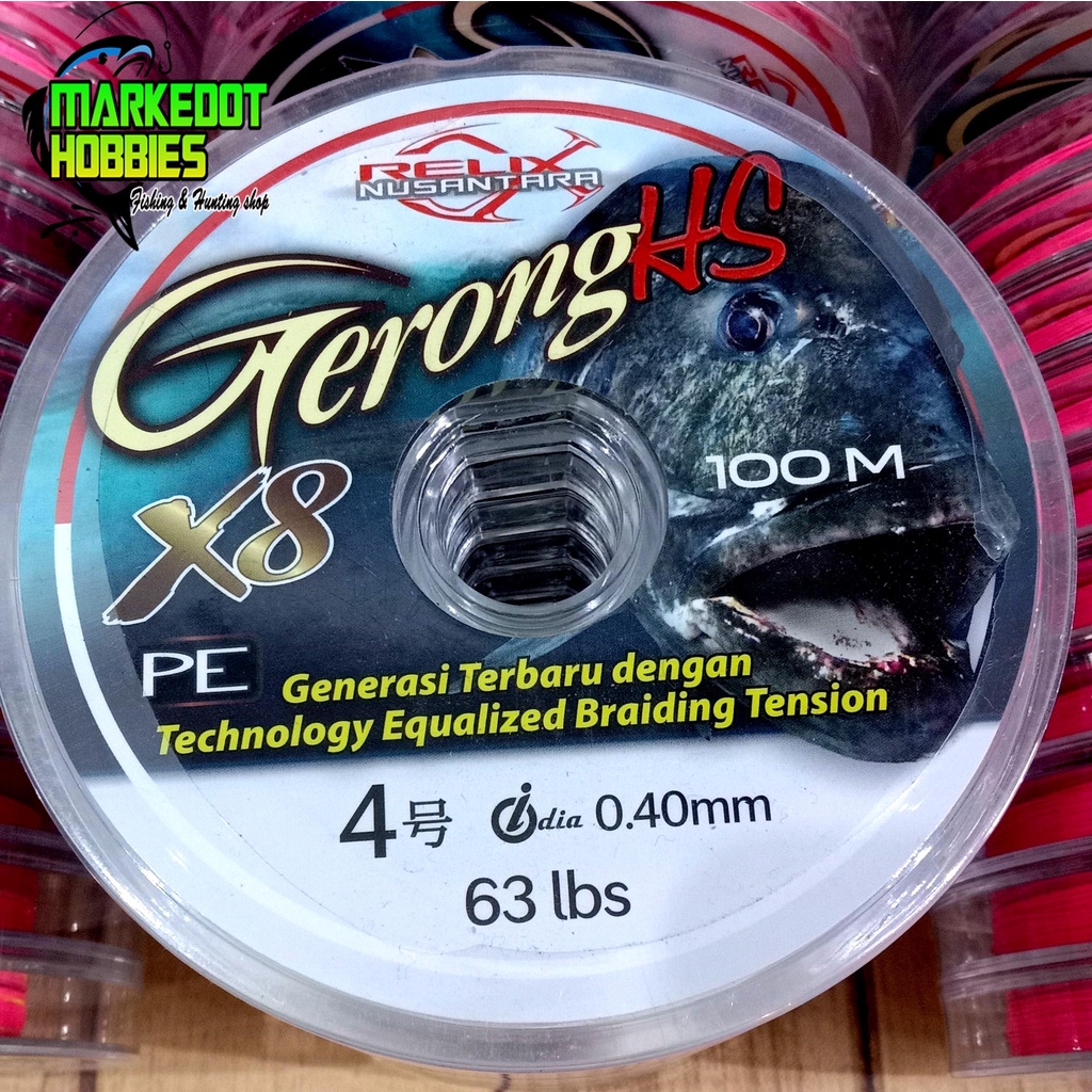 PE RELIX NUSANTARA GERONG HS X8 HS / 100m (MULTICOLOR)