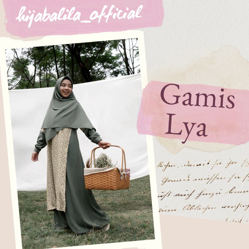 NEW GAMIS MOTIF GAMIS LYA DARI HIJAB ALILA