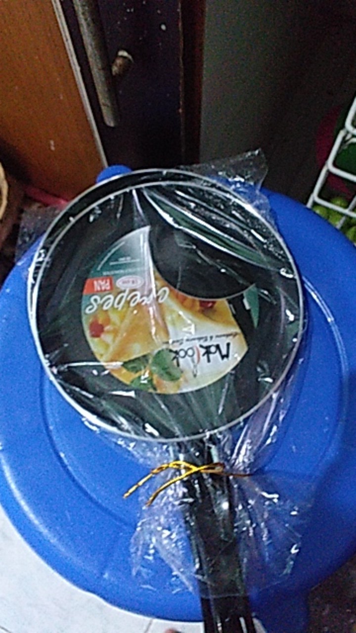 Crepes Pan / Wajan Teflon Datar Gagang / Crepes Maker - 18cm