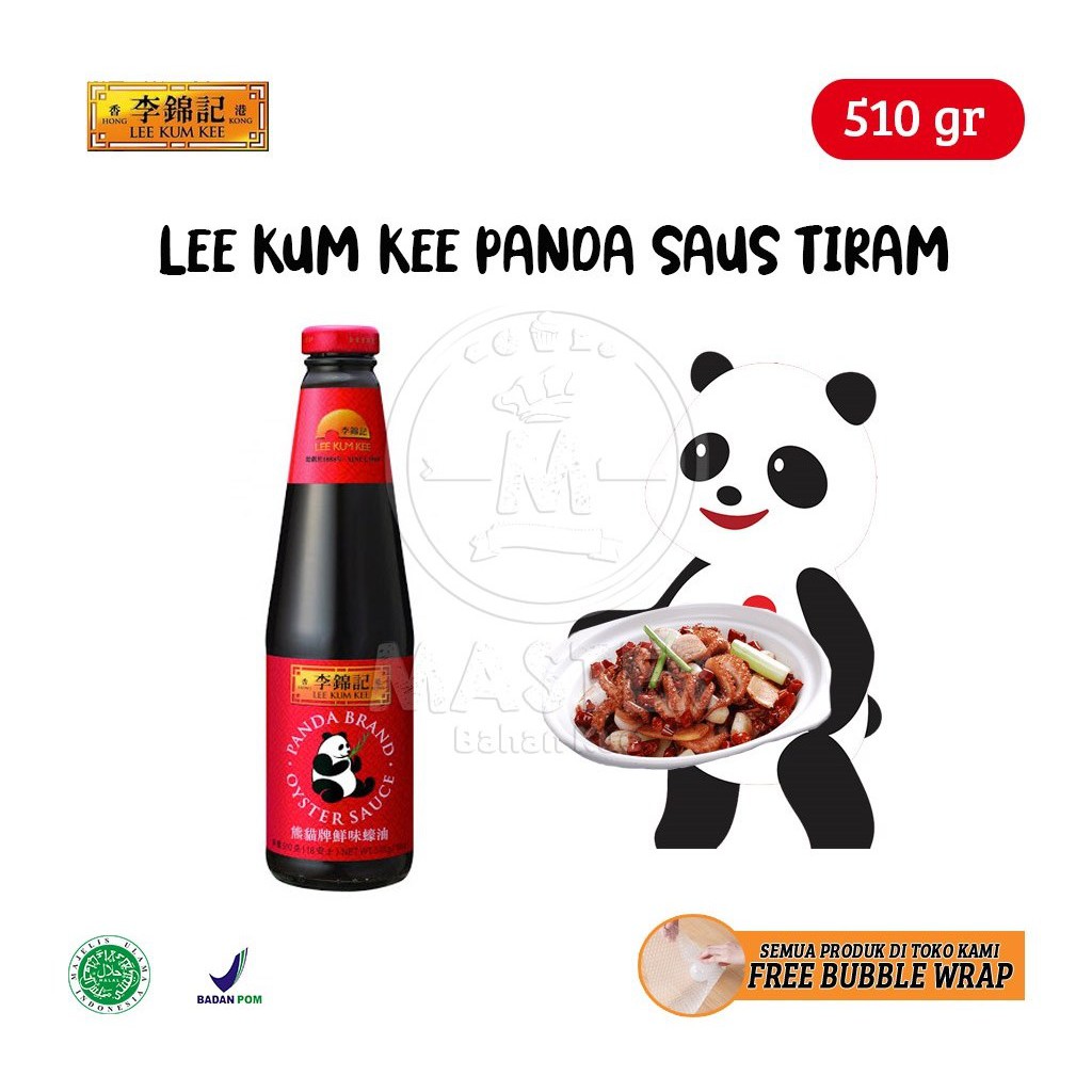 

Lee Kum Kee Oyster Sauce Panda Brand 510gr [Saus/sauce Tiram]