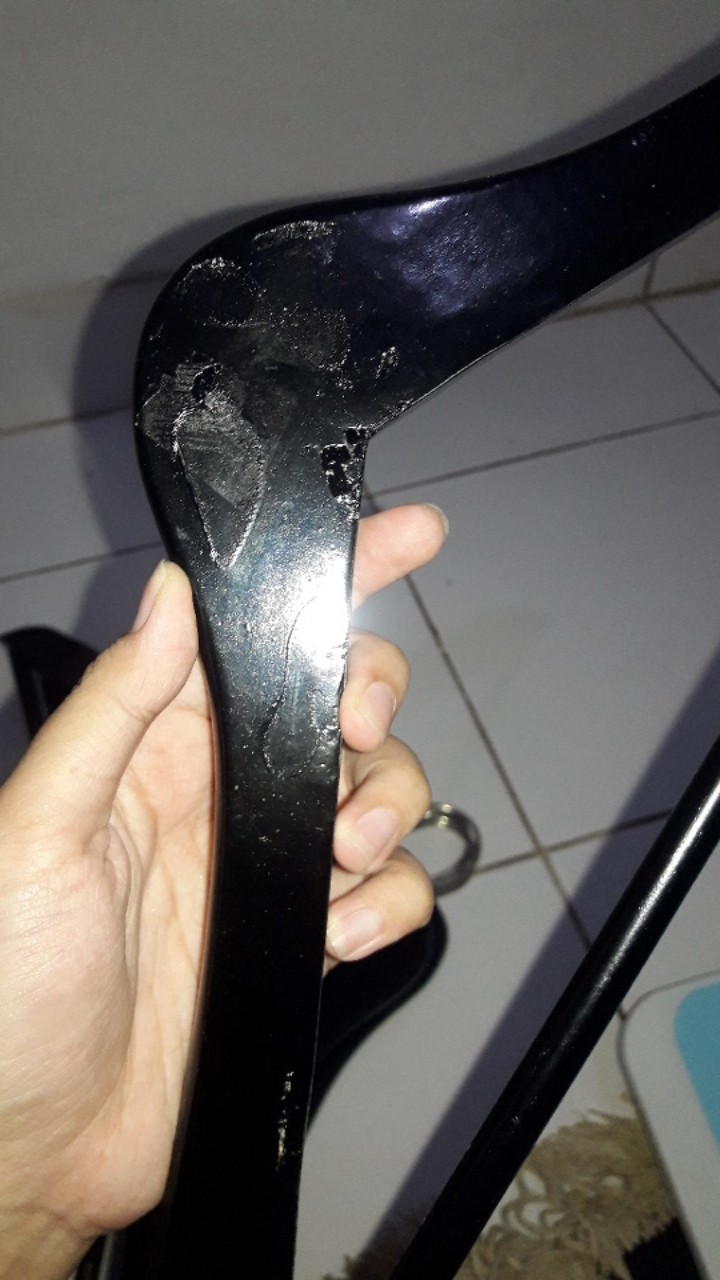 Hanger Kayu Dewasa Hitam Gantungan Baju Pakaian Display Baju Distro Butik Hitam Palang Dewasa Remaja